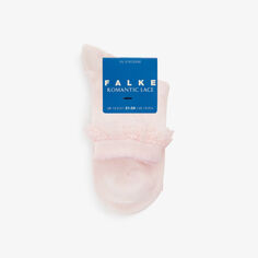 Носки из эластичного хлопка Romantic Lace So для 2–10 лет Falke, розовый