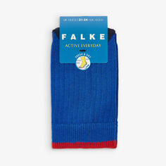 Носки до щиколотки Active Everyday So из эластичной ткани для 2–13 лет Falke, цвет yve
