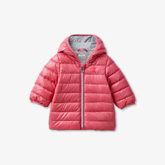 Утепленная куртка-ракушка с объемными ушками для детей 1–18 месяцев Benetton, розовый