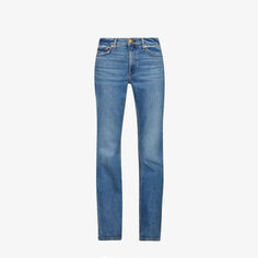 Расклешенные джинсы Peyton из эластичного денима со средней посадкой и петлями для ремня Rag &amp; Bone, цвет huntley