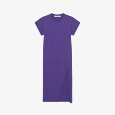 Платье-футболка свободного кроя Litonya из хлопка миди Iro, цвет pur15