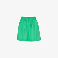 Тканые шорты Nicola с эластичной резинкой на талии Whistles, зеленый