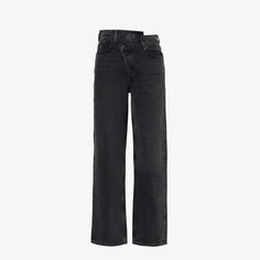Прямые джинсы Criss Cross с высокой посадкой из органического денима Agolde, цвет shambles