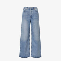 Широкие джинсы Baggy из смесового хлопка из органического хлопка Agolde, цвет libertine