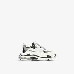 Тканые кроссовки Triple S для 2–8 лет Balenciaga, черный