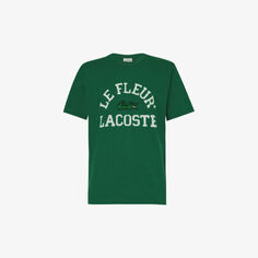 Футболка из хлопкового джерси le FLEUR* x Lacoste с логотипом Lacoste, цвет swing