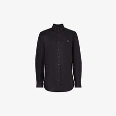 Рубашка Krall с вышитым логотипом Vivienne Westwood, черный
