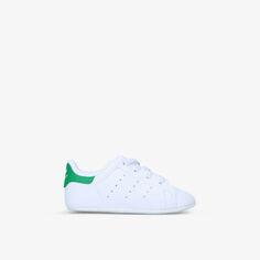 Кожаные кроссовки Stan Smith 7-10 лет Adidas, белый