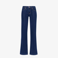 Расклешенные джинсы Sonja средней посадки из смесового хлопка Paige, цвет charmaine