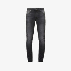 Джинсы Grim Tim из эластичного денима со средней посадкой Nudie Jeans, цвет dark cove