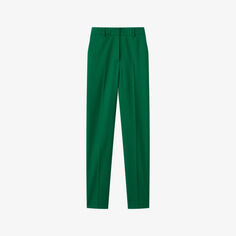 Узкие тканые брюки Mariner со средней посадкой Lk Bennett, зеленый