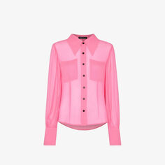 Полупрозрачная рубашка Penelope из тканого материала Whistles, розовый