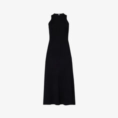 Облегающее трикотажное платье миди из переработанного полиэстера Portrait Cfcl, черный
