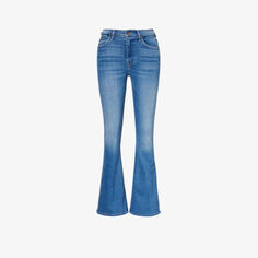 Расклешенные джинсы средней посадки The Weekender Mother, цвет layover