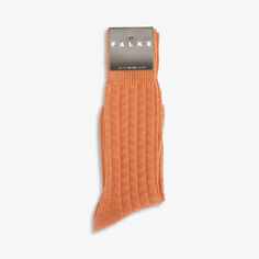 Трикотажные носки до щиколотки с логотипом Falke, цвет amber