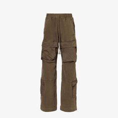 Универсальные спортивные брюки из джерси из органического хлопка с карманами-карго Entire Studios, цвет brunette