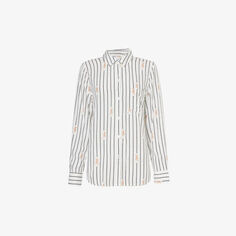 Рубашка Kathryn из вискозы в полоску с графичным принтом Rails, цвет striped tigers