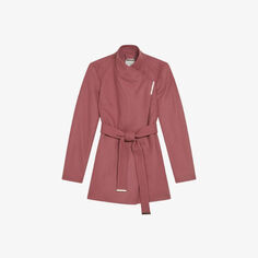 Пальто Rytaa с запахом из смесовой шерсти Ted Baker, розовый