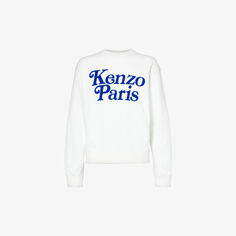 Толстовка KENZO x VERDY из хлопкового джерси с графическим принтом Kenzo, белый