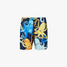 Плавки-шорты Mahina с графичным принтом Vilebrequin, синий