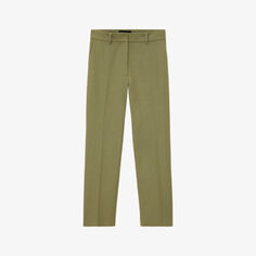 Coleman прямые брюки из тканого материала со средней посадкой Joseph, зеленый