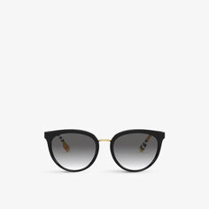 Солнцезащитные очки BE4316 в ацетатной оправе фантос Burberry, черный