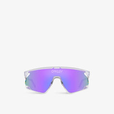 OO9237 BXTR солнцезащитные очки в металлической прямоугольной оправе с фирменными линзами Oakley, белый