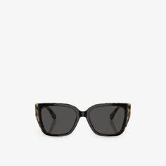 MK2199 Acadia солнцезащитные очки из ацетата черепаховой расцветки «кошачий глаз» Michael Kors, черный