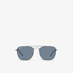 RB3588 поляризационные солнцезащитные очки из бронзы Ray-Ban, серый