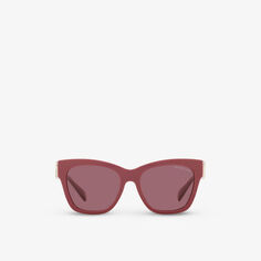 MK2182U солнцезащитные очки из ацетата в оправе-бабочке с затемненными линзами Michael Kors, розовый