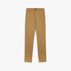 Узкие хлопковые брюки чинос Camburn Ted Baker, цвет natural