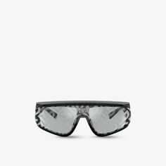 Солнцезащитные очки DG6177 в нейлоновой прямоугольной оправе Dolce &amp; Gabbana, черный