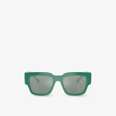 Солнцезащитные очки DG6184 в квадратной оправе Dolce &amp; Gabbana, зеленый