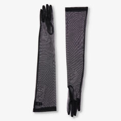 Шелковые перчатки Montserrat длиной до локтя Paula Rowan, черный