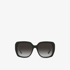 MK2140 Manhasset квадратные солнцезащитные очки из ацетата Michael Kors, черный
