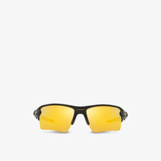 OO9188 Солнцезащитные очки Flak 20 прямоугольной формы Oakley, черный