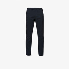 Зауженные брюки-чиносы зауженного кроя с поясом из эластичного хлопка Polo Ralph Lauren, темно-синий