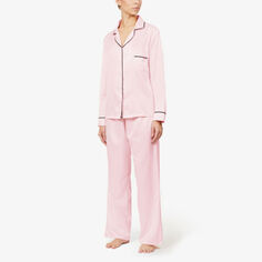 Атласный пижамный комплект Abigail Bluebella, розовый