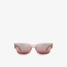 RB4388 солнцезащитные очки в оправе из пропионата Ray-Ban, розовый