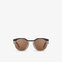 OO9242 солнцезащитные очки круглой формы из ацетата Oakley, серый