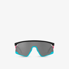 OO9280 Bxtr солнцезащитные очки из ацетата в прямоугольной оправе Oakley, черный