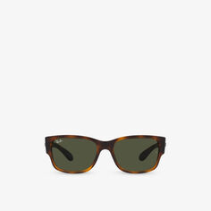 RB4388 солнцезащитные очки прямоугольной формы с пропионатом Ray-Ban, коричневый