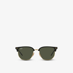 RB4416 Новые солнцезащитные очки Clubmaster с пропионатом Ray-Ban, черный