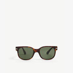 PO3257S солнцезащитные очки из ацетата в квадратной оправе Persol, коричневый