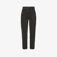 Зауженные джинсы с завышенной талией в стиле 80s Mom Levis, черный