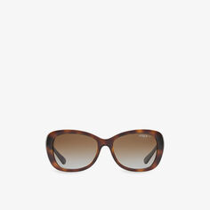 VO2943SB солнцезащитные очки из ацетата черепаховой расцветки в оправе-бабочке Vogue, коричневый