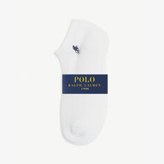 Носки из эластичной ткани с вышитым логотипом, набор из 6 шт Polo Ralph Lauren, белый