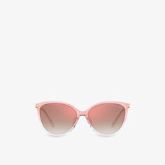 MK2184U Солнцезащитные очки Dupont «кошачий глаз» Michael Kors, розовый