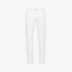 Узкие прямые джинсы из эластичного денима Paige, цвет icecap