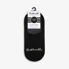 Невидимые носки с логотипом Pantherella, черный